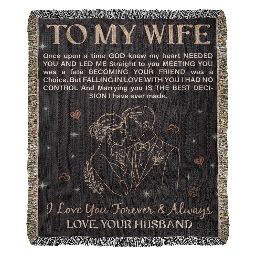 To My Wife - Heirloom Blanket